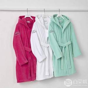 Lacoste 法國鱷魚 Fairplay 連帽加絨睡袍