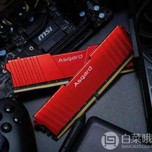 Asgard 阿斯加特 洛极红甲 3000频率 DDR4 台式机内存条 16GB