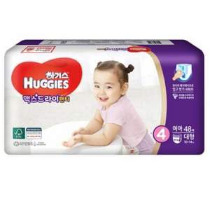<span>大白菜！</span>HUGGIES 韓國好奇 超干爽成長褲 L48片 10-14kg 女寶