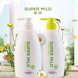 日本进口，资生堂 惠润 绿野芳香洗发水 600ml*3件（赠珊珂卸妆水30ml*2+夜用凝霜/日用凝霜18g*2）