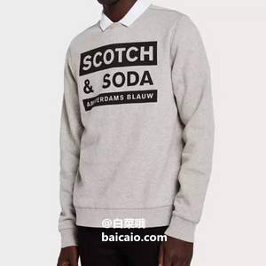Scotch & Soda 男士純棉印花衛(wèi)衣147628