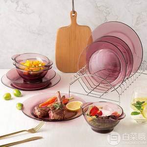 美國(guó)康寧 Corningware 玻璃碗碟餐具套裝 6件套 + 湊單品
