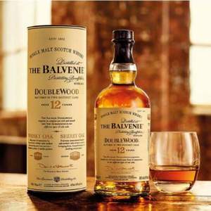 The Balvenie 百富 12年双桶苏格兰达夫镇单一麦芽威士忌 700ml *2件