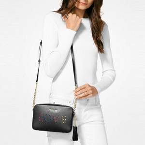 Michael Michael Kors Ginny女士真皮相機(jī)包 