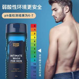 台湾 PON PON 澎澎 男士私处护理液300mL