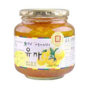 全南 韩国进口 蜂蜜柚子茶1kg*3