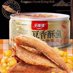 樂(lè)隆隆 豆香酥魚(yú)140g*3罐
