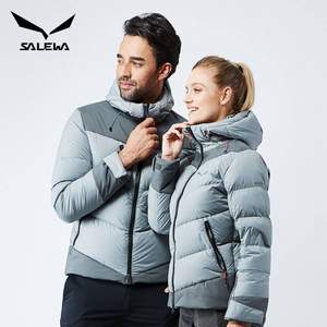 雙11預(yù)告，Salewa 沙樂華 情侶款連帽加厚羽絨服25800/25801