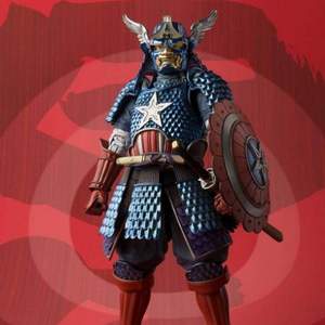 Bandai 萬代 Tamashii Nations 美國隊長/蜘蛛俠 日本武士版手辦