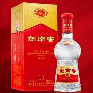 劍南春 水晶劍 52度濃香型白酒  1000ml