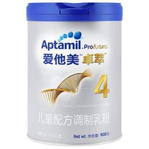 雙11預告， Aptamil 愛他美 卓萃 白金版  幼兒配方奶粉 4段 900g*4件