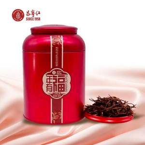 立顿&川宁供应商，昌宁红 特级蜜香型红茶年有福120g罐装