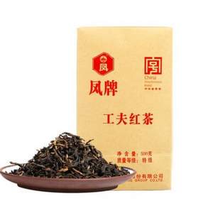 中华老字号，滇红经典 凤牌 特级工夫红茶 500克