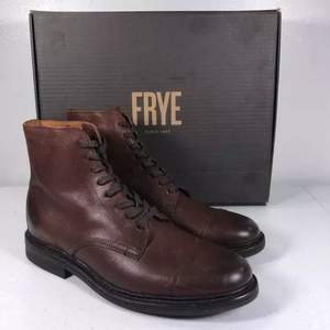 限US8.5码，Frye 弗莱 Seth Cap Toe 男士真皮短靴