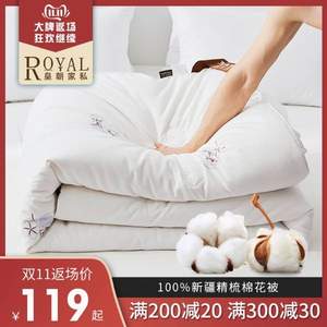 皇朝家私 新疆棉花保暖棉絮被芯 3~9斤多规格可选