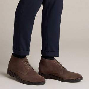 <span>降￥225白菜！</span>US7.5碼，Clarks 其樂 Paulson Mid 男士經(jīng)典英倫休閑短靴 