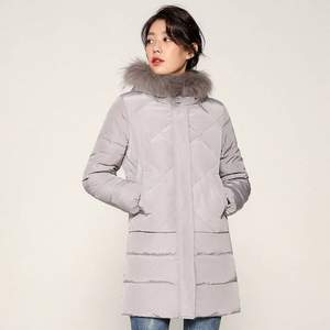 冰潔 女款90%白鴨絨中長款羽絨服 3色