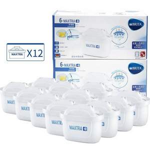 BRITA 碧然德 第三代MAXTRA+ 升级标准版滤芯 12只装