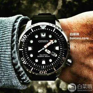 Citizen 西铁城 BN0150-10E 光动能男士潜水表