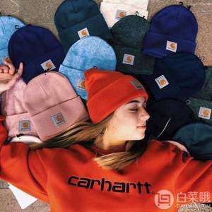 Carhartt 卡哈特 纯色针织帽子 A18 多色