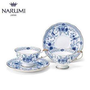 NARUMI 鸣海 Milano系列 骨瓷茶杯碟套装 210ml*5组