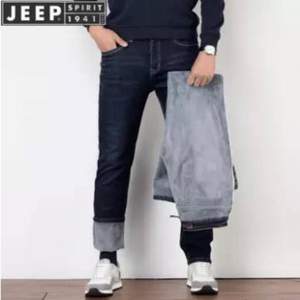 JEEP 吉普 正版授權(quán)男式彈力厚款加絨牛仔褲 多款
