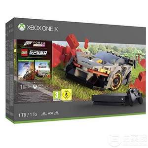销量第一，Microsoft 微软 Xbox One X 1TB 游戏主机 《地平线4》+《乐高竞速》同捆版
