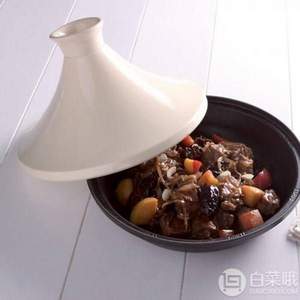 法国国宝级，Staub Tajine 珐琅铸铁塔吉锅20cm