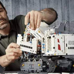 0点开始，LEGO 乐高 机械组 42100 利勃海尔R9800遥控挖掘机