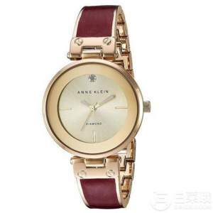 Anne Klein 安妮·克萊因 AK / 2512GYRG 女士極簡鑲鉆時尚腕表