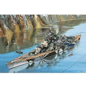 <span>2190個零件！</span>Revell 利華 05160 鉑金版 1:350 Tirpitz 提爾皮茨號戰(zhàn)列艦 