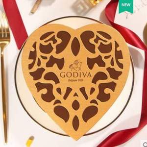 GODIVA 歌帝梵 金装系列 14颗巧克力心形礼盒装