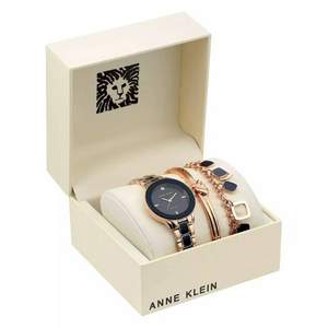 Anne Klein 安妮·克莱恩 AK/3348 女士镶钻手表手镯套装