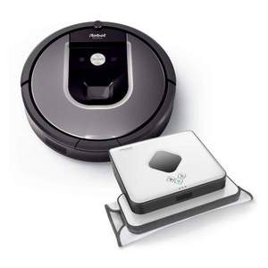 iRobot Roomba 960 全自动智能扫地机器人+ Braava 390T 智能扫地/擦地机器人套装