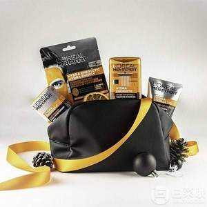 L'Oréal 歐萊雅 Men Expert 男士勁能禮品套裝（保濕霜50ml+潔面膏100mL+沐浴露100mL+面膜30g）