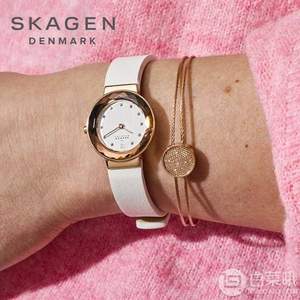 Skagen 诗格恩 Leonora系列 SKW2769 女士玫瑰金时尚腕表