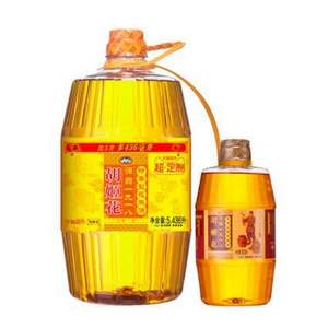 0點開始，胡姬花 壓榨一級 特香型花生油5.436L贈900ML *2件