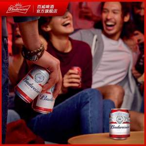 Budweiser 百威 迷你啤酒255ml*24听整箱