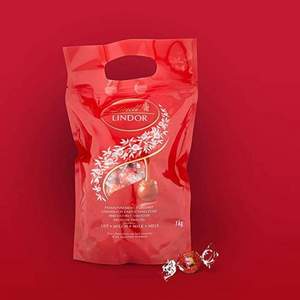 Lindt 瑞士莲 Lindor系列 牛奶巧克力球80颗（共1000g）