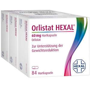 德国Orlistat Hexal 赫素特效减肥胶囊 84粒*3盒 €76（需用码）