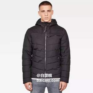 L码，G-Star Raw Attacc 男士连帽羽绒服