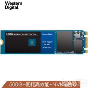 Western Digital 西部数据 Blue SN500 500GB固态硬盘  