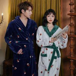 Cottonshell 棉籽殼 男女款法蘭絨睡袍裙 多色