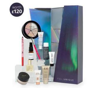 价值£120！Feelunique 2019年美妆护肤圣诞12件套装 £31.5