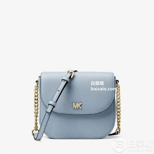 MICHAEL KORS 迈克高仕 Mott系列 女士翻盖单肩斜挎包 浅蓝色