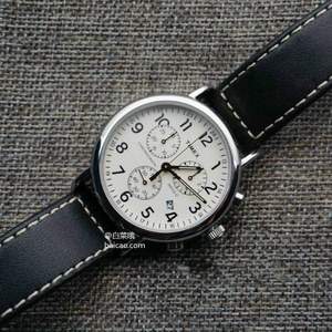 Timex 天美时 TW2R42800 中性经典三眼计时手表