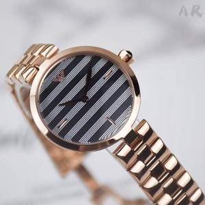 Emporio Armani 安普里奥·阿玛尼 AR11220 女士玫瑰金纹理表盘石英手表