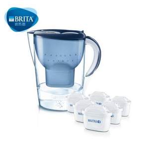 <span>白菜！</span>Brita 碧然德  Marella 海洋系列 滤水壶3.5L（1壶6芯）