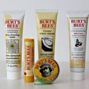 销量第一，Burt's Bees 小蜜蜂 美容基本套装（洁面+唇膏+护手霜+身体乳+护足霜）