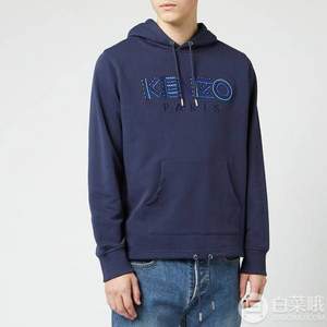 Kenzo 高田贤三 Paris Cords Pop Over 男士连帽卫衣